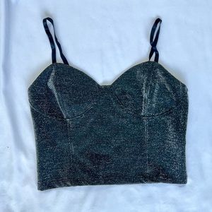 Sparkly Bustier Top